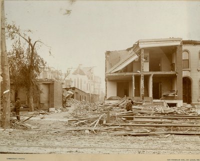 Tornadodestruktion von Samborsky